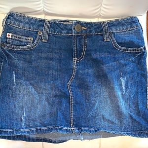 Bootlegger jeans Skirt